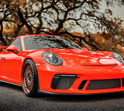 Фото дисков HRE 501 на Porsche 911 VII