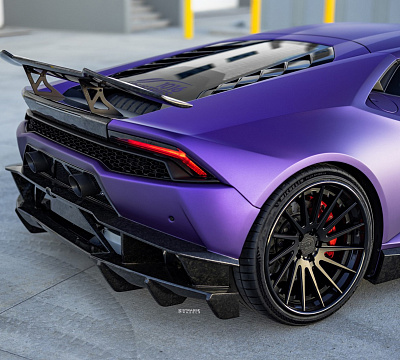 Фото дисков Strasse Wheels SV15T Deep Concave FS на Lamborghini Huracan