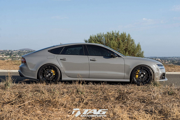 Фото дисков HRE S101 Черный сатин на Audi A/RS 7 (4G)