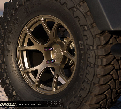 Фото дисков BC Forged RZ05 на Jeep Wrangler III (JK)