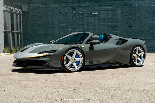 Фото дисков Anrky RS5.3 Полированный лак на Ferrari SF90