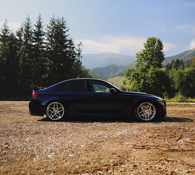 Фото дисков HRE FF11 на BMW 3/M3 (F3x/F80)