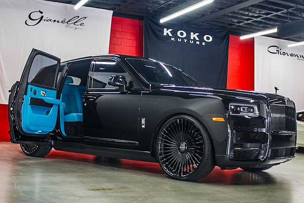 Фото дисков Giovanna Tulum Черный глянец на Rolls-Royce Cullinan