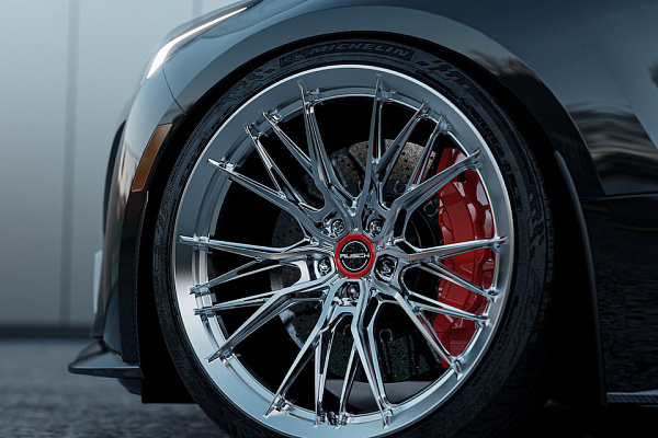 Фото дисков Rusch F11-R Полированный лак на Cadillac CT5