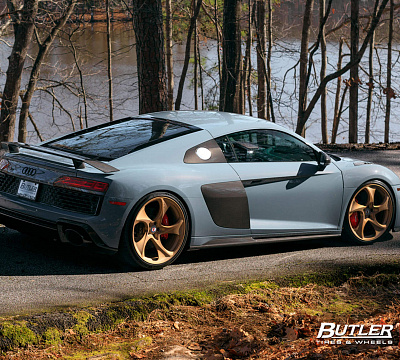 Фото дисков HRE 522M на Audi R8 (4S)