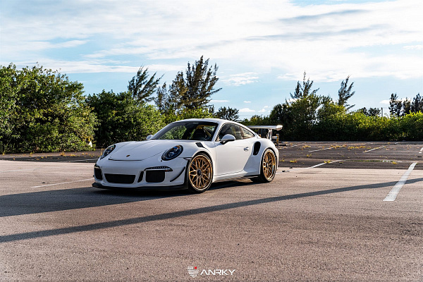 Фото дисков Anrky RS1 Сатиновое золото на Porsche 911 VII