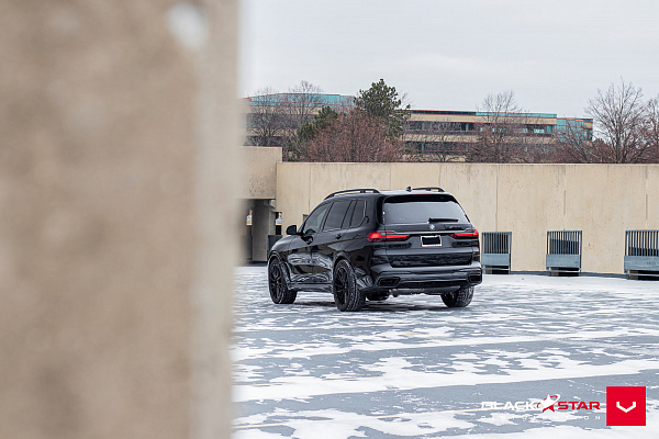 Фото дисков Vossen HF-4T Черный глянец на BMW X7 (G07)