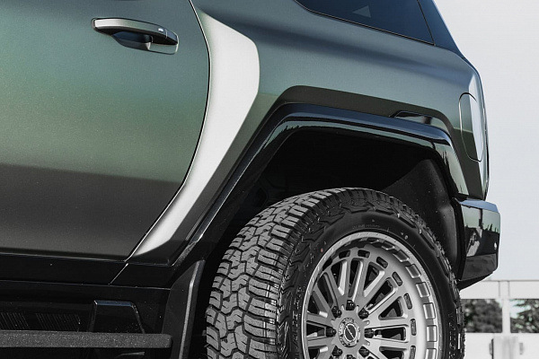 Фото дисков Brixton Forged BX03-M Матовый графит на GMC Hummer EV