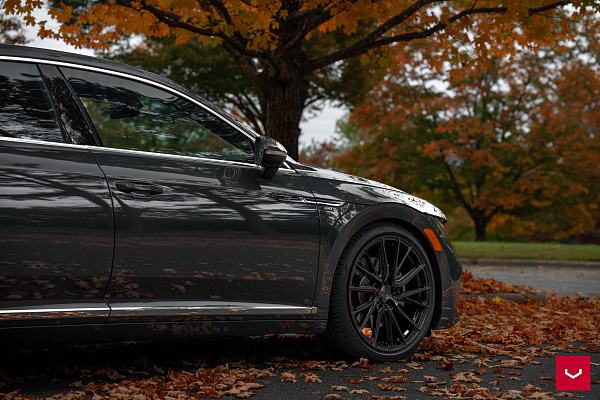 Фото дисков Vossen HF-4T Черный глянец на Volkswagen Arteon