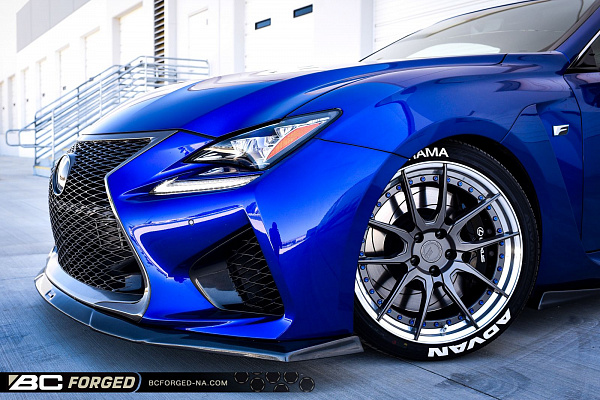 Фото дисков BC Forged HCA162 Матовый графит на Lexus RC