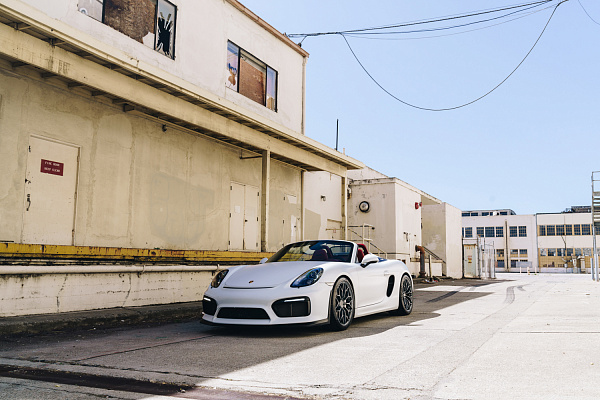 Фото дисков Brixton Forged CM6-R Сатиновый графит на Porsche Boxster III