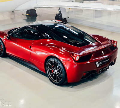 Фото дисков HRE P204 на Ferrari 458