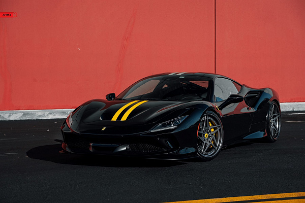 Фото дисков Anrky S3-X3 Сатиновый графит на Ferrari F8