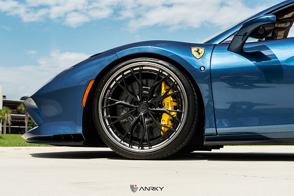 Фото дисков Anrky S3-X5 Черный сатин на Ferrari F8