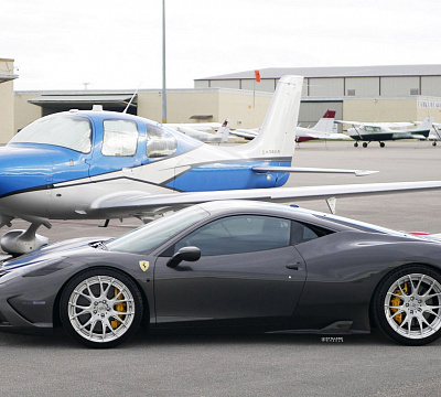 Фото дисков Strasse Wheels SM7R Deep Concave Duoblock на Ferrari 458