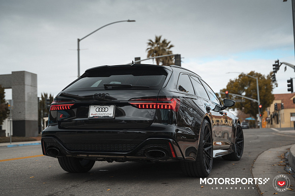 Фото дисков Vossen EVO-5 Черный сатин на Audi A/RS 6 (C8)