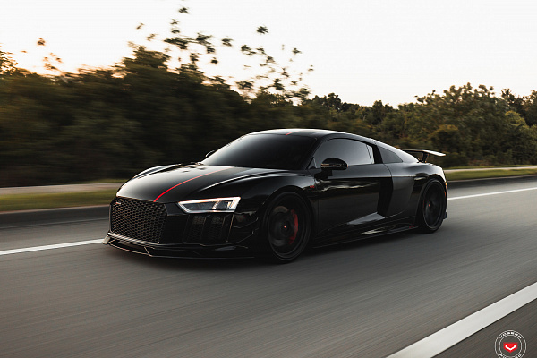 Фото дисков Vossen EVO-3 Черный сатин на Audi R8 (4S)