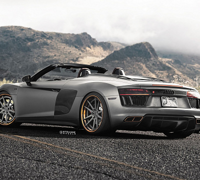 Фото дисков Strasse Wheels SV1 Deep Concave FS на Audi R8 (4S)