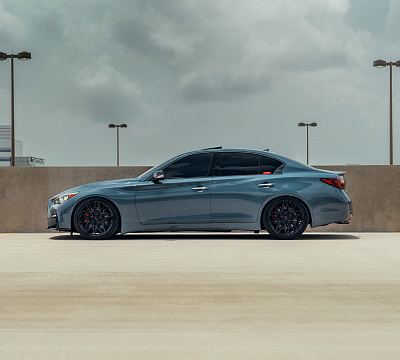 Фото дисков Vossen HF-7 на Infiniti Q50