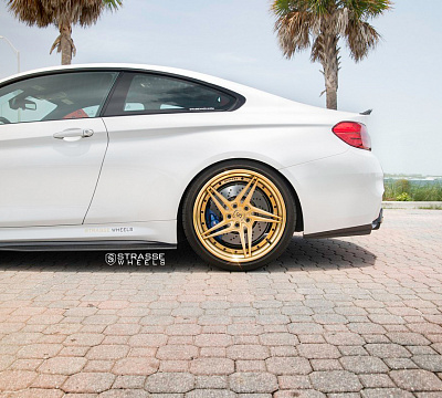Фото дисков Strasse Wheels SV2T Deep Concave FS на BMW 4/M4 (F32/F82)