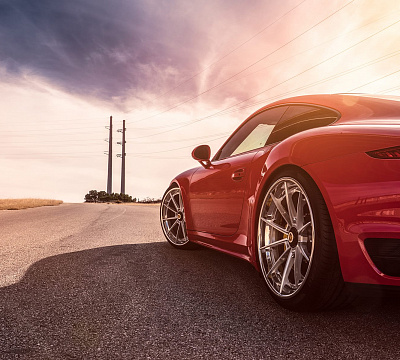 Фото дисков Anrky AN38 на Porsche 911 VII