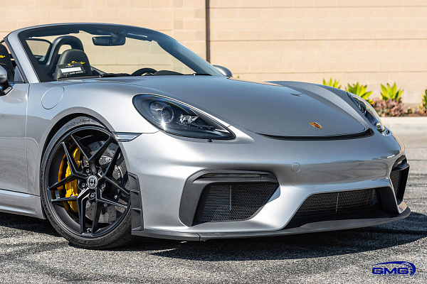Фото дисков HRE FF11 Черный сатин на Porsche Cayman II