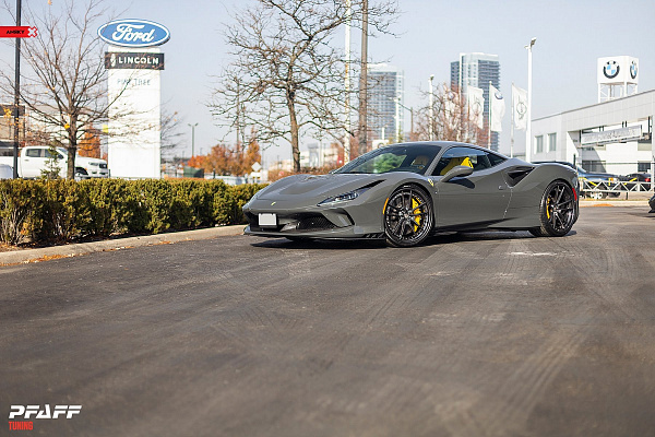 Фото дисков Anrky AN34 Глянцевый графит на Ferrari F8