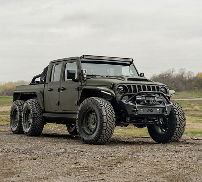 Фото дисков Black Rhino LEGION на Jeep Gladiator II (JT)