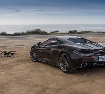 Фото дисков HRE P104 на McLaren 570S