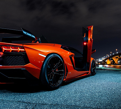 Фото дисков Vossen M-X6 на Lamborghini Aventador