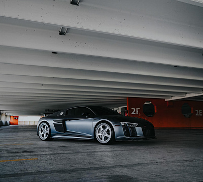 Фото дисков HRE 527 на Audi R8 (4S)