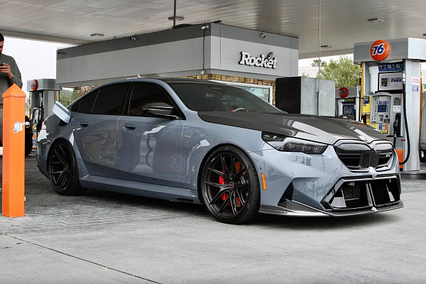 Фото дисков Brixton Forged FDE01 Черный сатин на BMW 5/M5 (G60/G90)