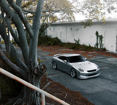 Фото дисков Vossen CV5 на Nissan GT-R