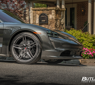 Фото дисков Vossen EVO-1 на Porsche Taycan I