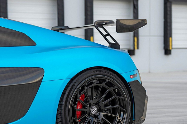 Фото дисков Strasse Wheels SV15FF Deep Concave FS Черный глянец на Audi R8 (4S)