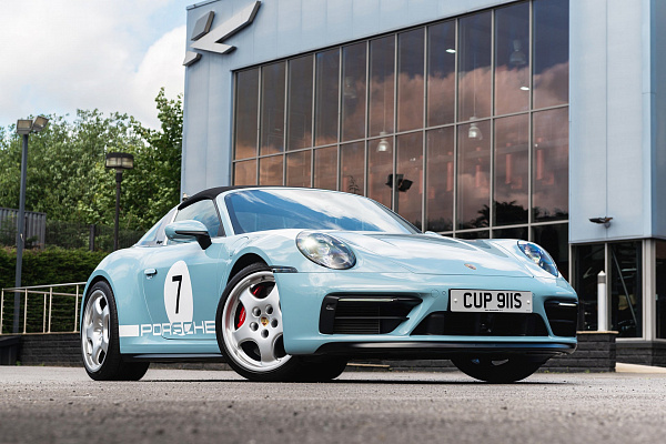 Фото дисков Kahn Cup 1 Remastered 3-Piece Серебро на Porsche 911 VIII