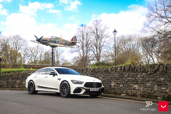 Фото дисков Vossen HF-2 Сатиновый графит на Mercedes-Benz AMG GT I