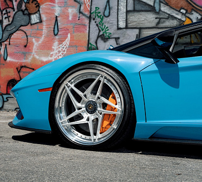 Фото дисков Anrky S3-X3 на Lamborghini Aventador