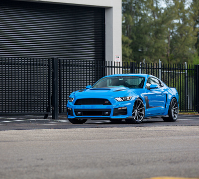 Фото дисков Vossen VFS-10 на Ford Mustang VI