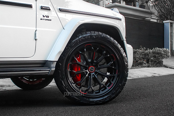 Фото дисков Brixton Forged CM6-RS Черный сатин на Mercedes-Benz G-Class III