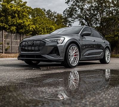 Фото дисков Vossen HF-4T на Audi E-tron