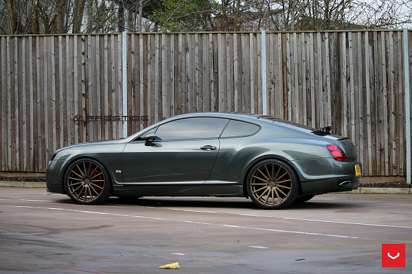 Фото дисков Vossen VFS-2 Сатиновая бронза на Bentley Continental GT II