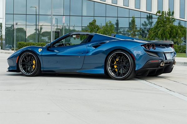 Фото дисков Anrky S3-X5 Черный сатин на Ferrari F8
