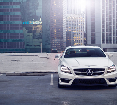 Фото дисков Vossen CV3 на Mercedes-Benz CLS (C218)