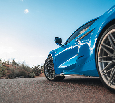 Фото дисков Vossen S21-02 на Chevrolet Corvette C8