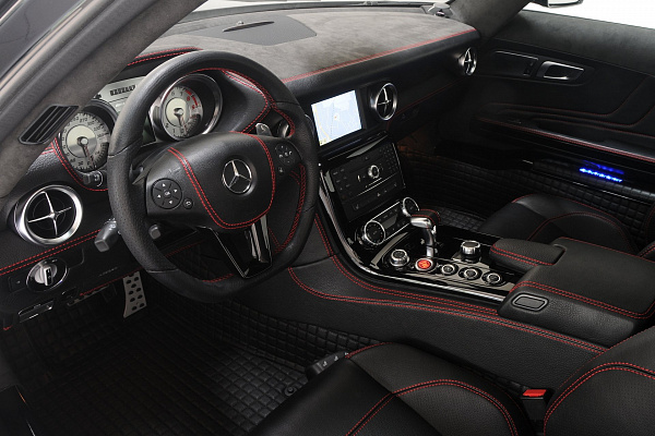 Фото дисков BRABUS Monoblock F (Platinum Edition) Матовый графит на Mercedes-Benz SLS AMG