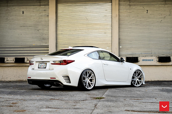 Фото дисков Vossen VFS-6 Серебро на Lexus RC