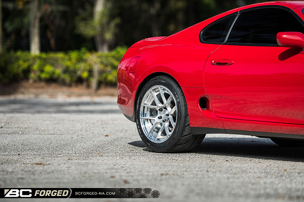 Фото дисков BC Forged HCA381 Глянцевый лак на Toyota Supra A80