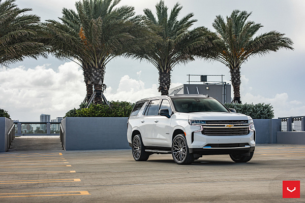 Фото дисков Vossen HF6-3 Алмазная проточка на Chevrolet Tahoe V