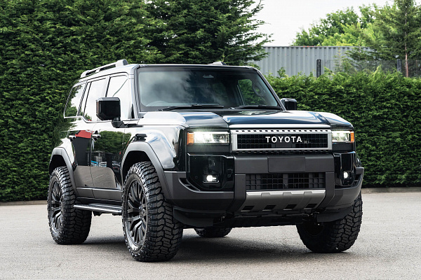 Фото дисков Kahn G22 DC Черный сатин на Toyota Land Cruiser Prado 250